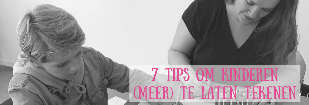 7 tips om kinderen (meer) te laten tekenen