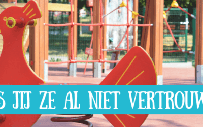 Als jij ze al niet vertrouwt… – over het vertrouwen stellen in kinderen