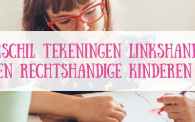 Het verschil tussen tekeningen van linkshandige en rechtshandige kinderen en waarom de juiste kleurpotloden van belang zijn