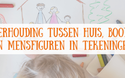 Wat vertelt de verhouding tussen huis, boom en mens in kindertekeningen?
