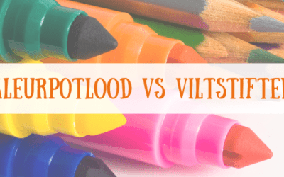 Kleurpotlood vs Viltstiften